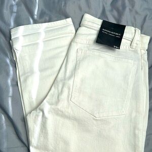 NWT Banana Republic Jeans - White, Size 29short